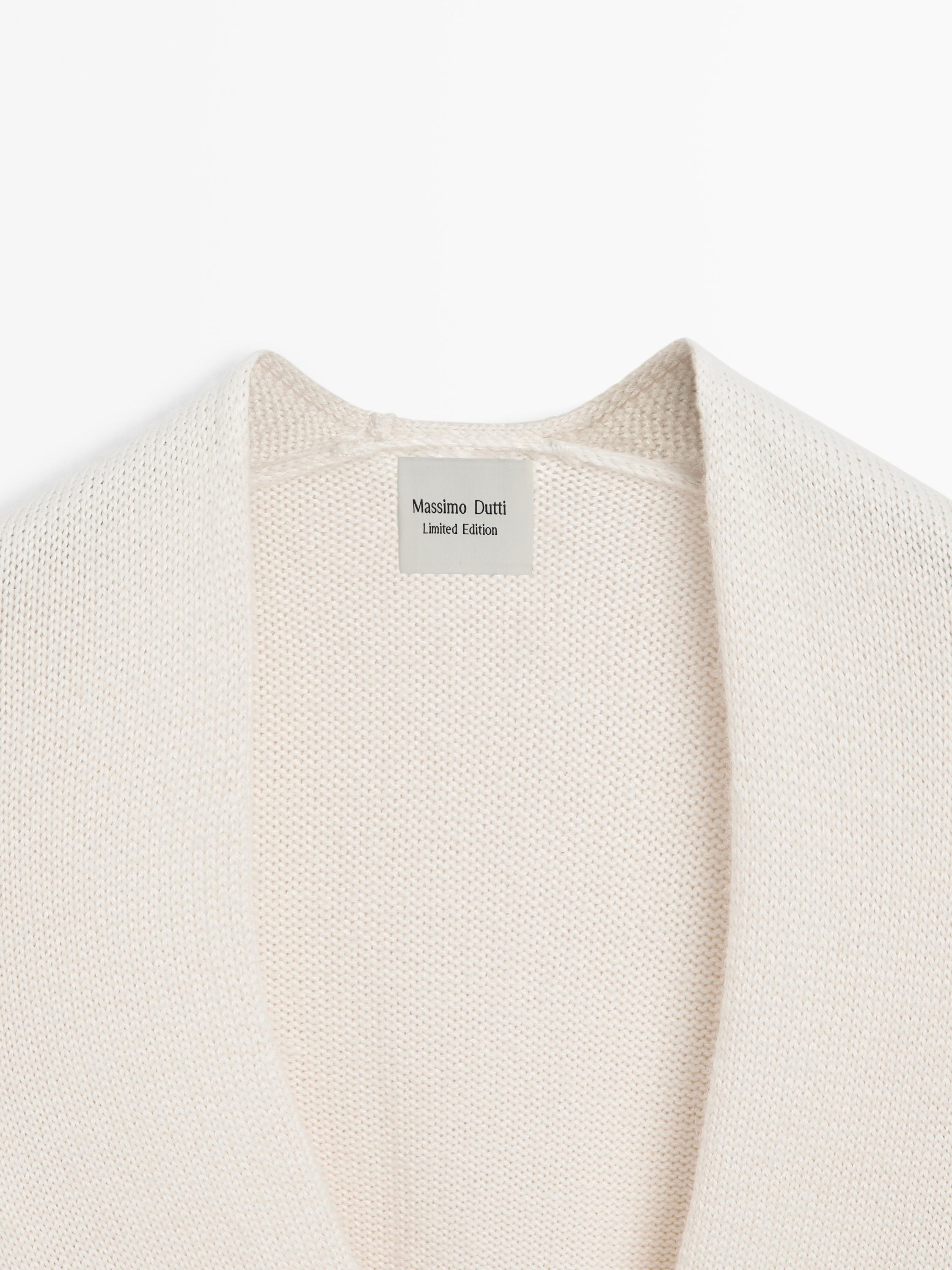 Knit alpaca and silk V-neck sweater - LIMITED